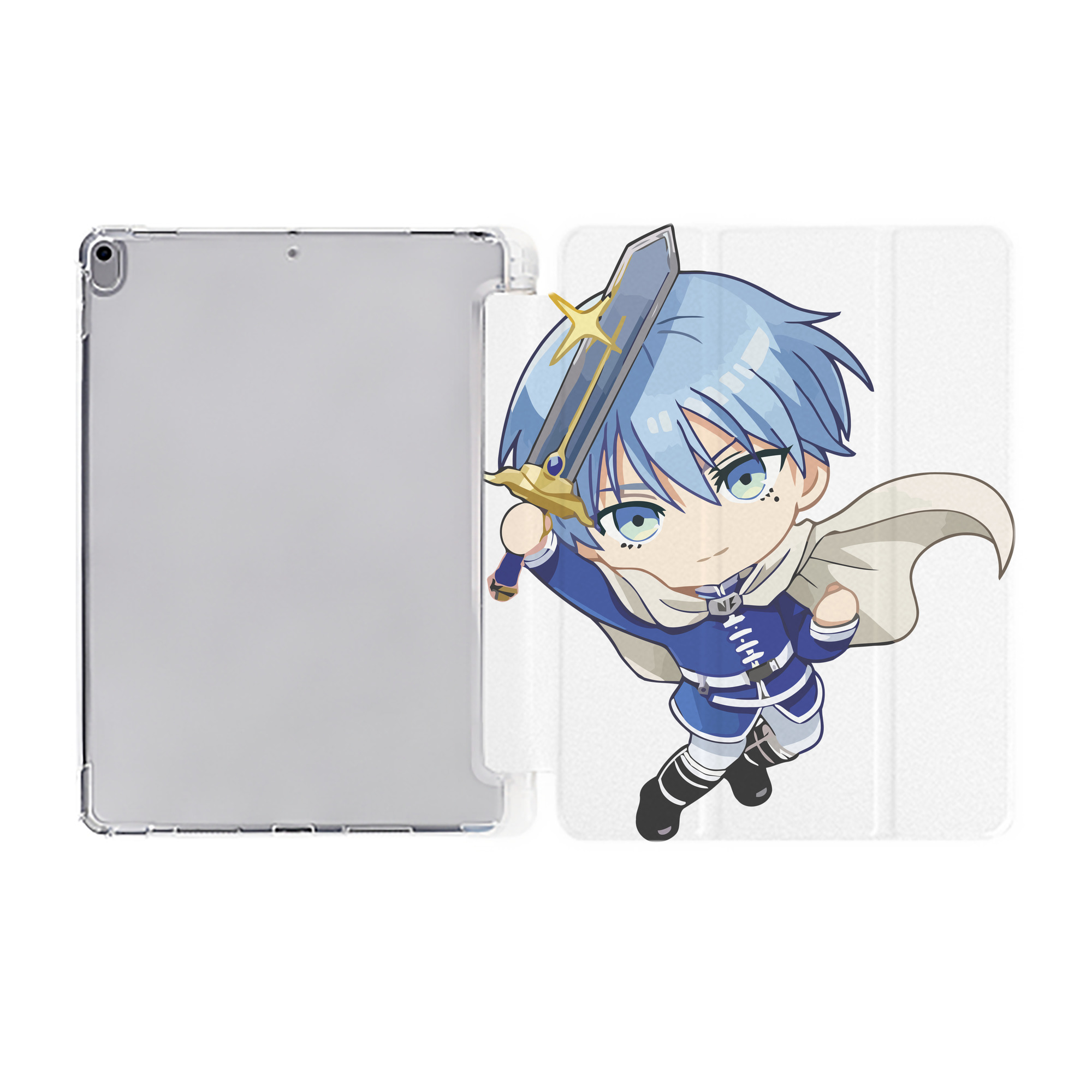 （画像用） 葬送のフリーレン Frieren IPad ケース ペン収納付き 三つ折りスタンド PUレザー×シリコン 対応機種9.5/10.5/10.9インチ